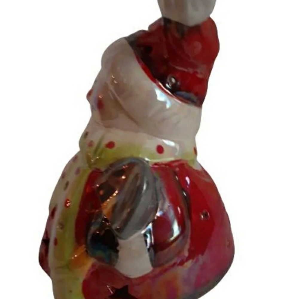 Tabletop Snowman candle topper Christmas Holiday Decor - Picture 5 of 6